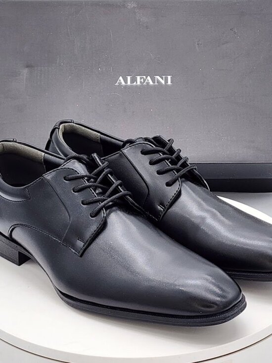 Alfani Other - Alfani Andrew Black Plain Toe Derby Dress Shoes Men’s Size 11.5 M New
